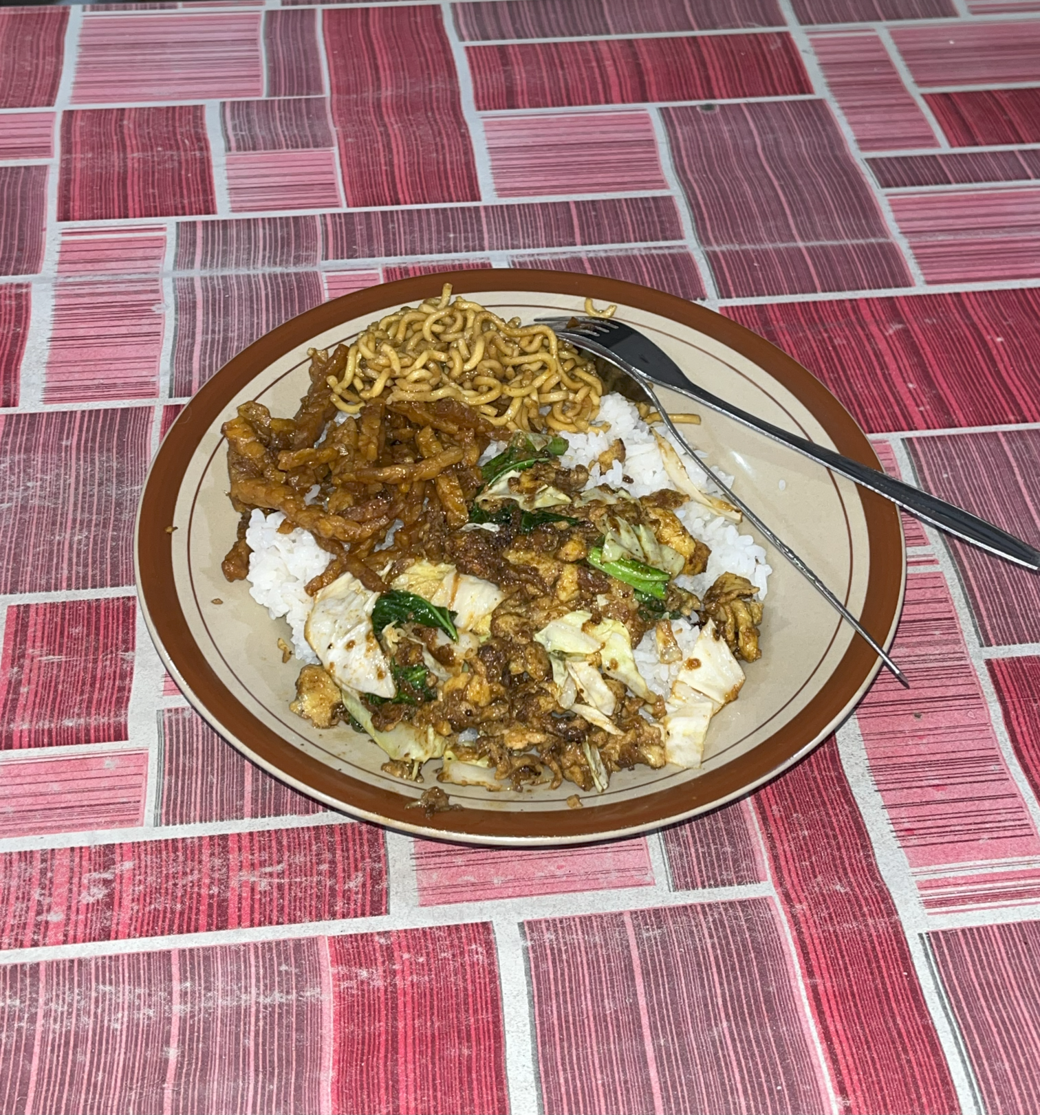 Nasi Telor Orak Arik